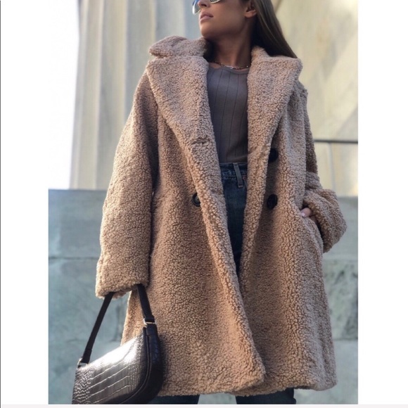Last 1✨Harper Teddy Coat - Taupe - Picture 6 of 6